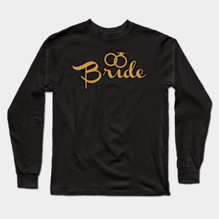 Couple Design - Bride with a Ring Long Sleeve T-Shirt